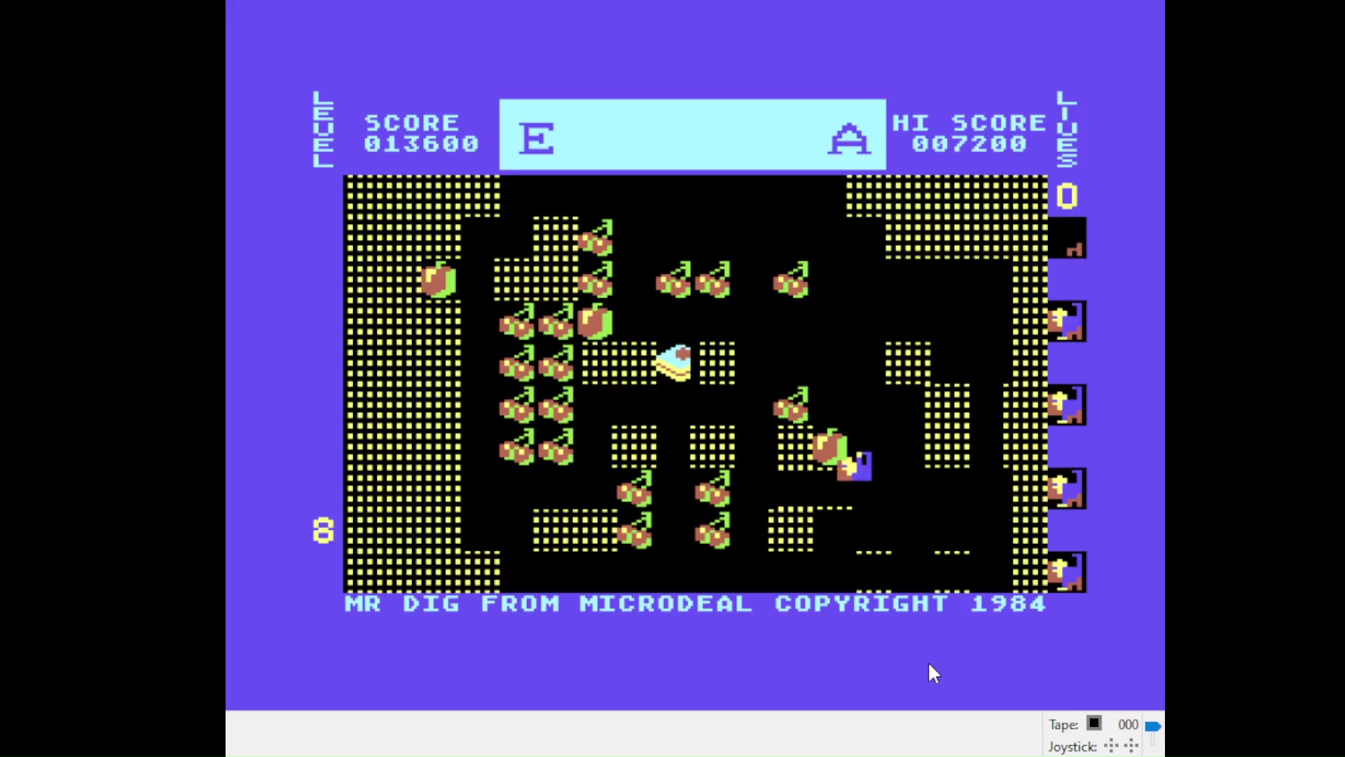 Score on Mr. Dig: Extremely Hard for Commodore 64 (C64) by el_pasi ...