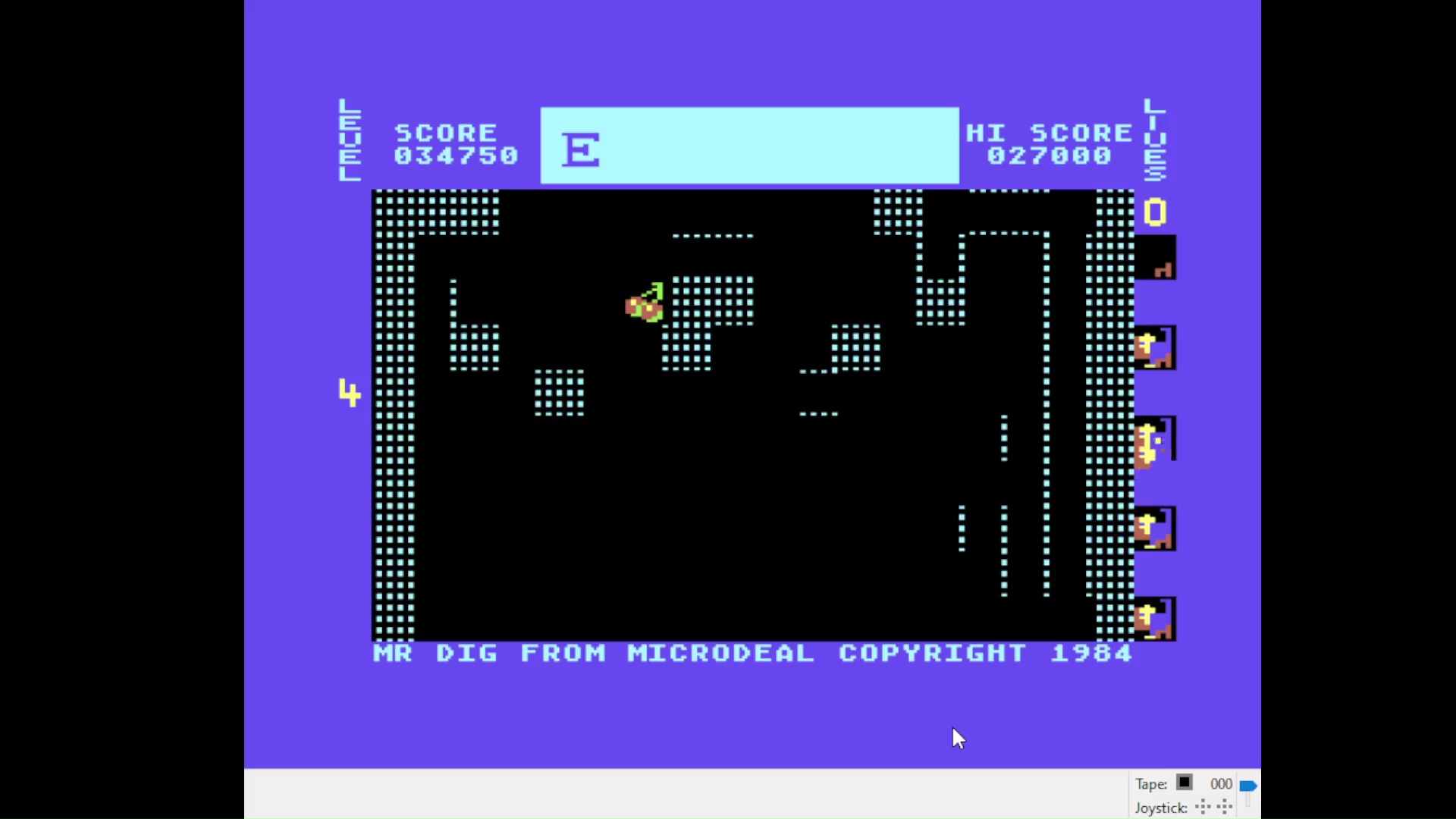 Score on Mr. Dig for Commodore 64 (C64) by el_pasi | Lvl Up Score